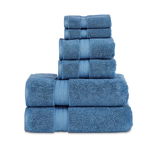 Product Cover 800 GSM 6 Piece Towels Set, 100% Cotton, Premium Hotel & Spa Quality, Highly Absorbent, 2 Bath 27