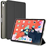 Product Cover Maxboost Case for iPad Pro 11-inch Case (2018) Magnetic PU Leather Front Cover [Not Support Apple Pencil Charging] Stand/Auto Wake/Sleep Design/Translucent Matte Frosted Hybrid Casing 11