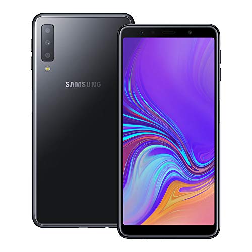 Product Cover Samsung Galaxy A7 (2018) (SM-A750GN/DS) 128GB Black, Dual SIM, 6.0-inches, 4GB RAM, GSM Unlocked International Model, No Warranty