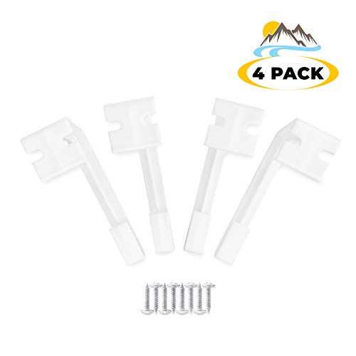 Product Cover Camp'N RV Curtain Holder - RV Side Curtain Hold Down Clip/RV Curtain Retainer/RV Curtain Holdback-OEM (4 Pack)