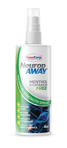 Product Cover VasoCorp NeuropAWAY Neurop Pain Relief Spray | 4.0 oz Menthol and Capsaicin Free | Nerve Pain Relief and neurop Pain Relief for feet, neurop Treatment for Burning Numbness Pain in Legs