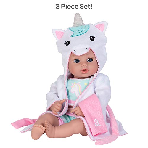Product Cover Adora Bathtime Baby Unicorn, 13 inch Baby Born Swimming Doll Toy for Bathtub/Shower/Swimming Pool Time Play