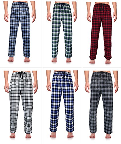 Product Cover Casual Trends Classical Sleepwear Men's 100% Cotton Flannel Pajama Pants,