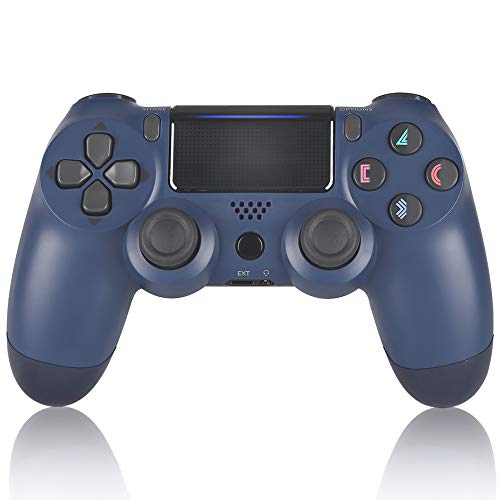 Product Cover Wiireless Controllers for PS4  AO Remote for DualShock 4, Game Control Compatible for Playstation 4, Midnight Blue