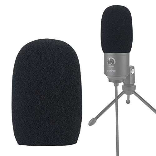 Product Cover YOUSHARES Foam Mic Windscreen - Wind Cover Pop Filter Compatible with FIFINE USB Microphone (669B K669) for Recording and Streaming