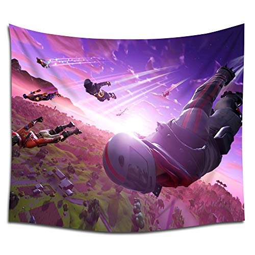 Product Cover Jacoci Parachute Shooting Game Wall Tapestry Hanging Cool Design for Bedroom Living Room Dorm Handicrafts Curtain Home Decor Size 60x80 Inches