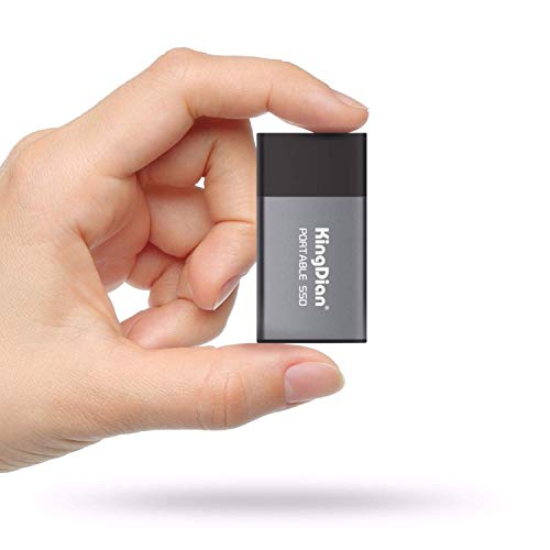 Product Cover KINGDIAN 500gb Mini SSD External SSD (Upto Read - 372 MB/s Write - 368 MB/s) with Type C to USB 3.0 Type A Cable