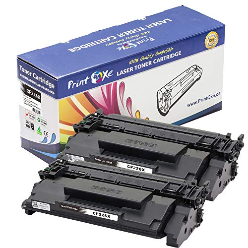 Product Cover PrintOxe Compatible Two Toner Cartridges for CF226X High Yield of CF226A Delivers 9,000 Pages 26X for Laserjet Pro MFP Printers: M402dn, M402n, M402dw, M426fdn, M426fdw & M426dw 226X