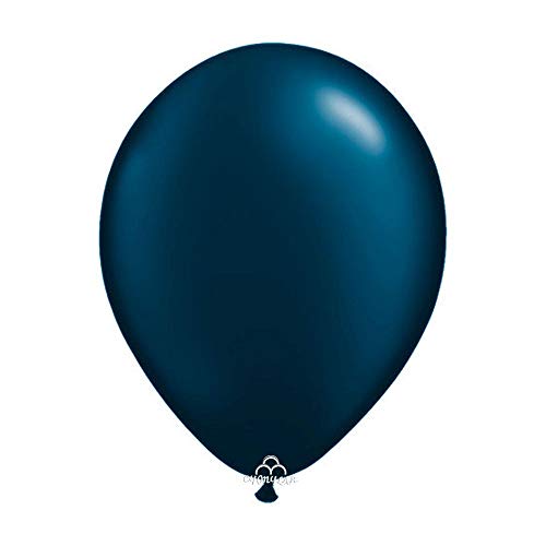 Product Cover 30 Count Latex Balloons Baby Shower, Birthday Party, Wedding Decoration(Grey&Burgundy&Navy Blue) (Navy Blue, 12 inch)
