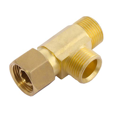 Product Cover Litorange Lead Free 2 PCS Brass Angle Stop Add-A-Tee Valve 3/8