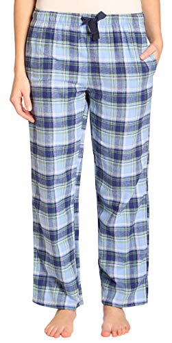 Product Cover EVERDREAM Sleepwear Womens Flannel Pajama Pants, Long 100% Cotton Pj Bottoms