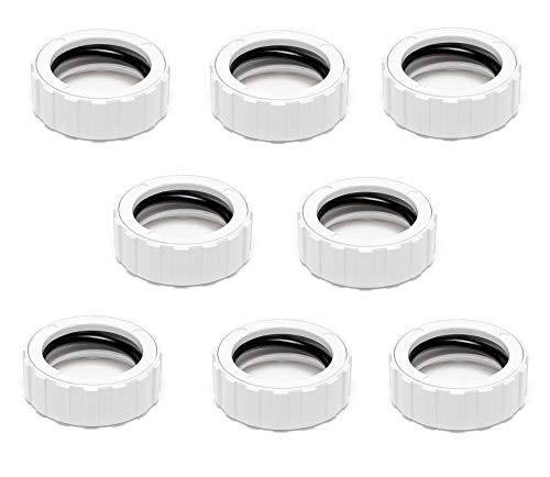 Product Cover ATIE PoolSupplyTown Pool Cleaner Feed Hose Nut Fits Polaris 360 Pool Cleaner Feed Hose Nuts 9-100-3109 (8-Pack)