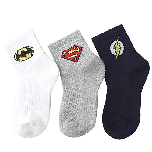 Product Cover DC Boys Pile Crew Socks 3 Pairs 4~6, 7~9, 10~12 years old