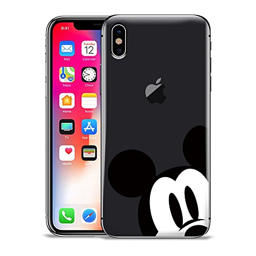 Product Cover GSPSTORE iPhone Xs/iPhone X Case,Mickey and Minnie Mouse Pattern Protector Case Cover for iPhone Xs/iPhone X #10