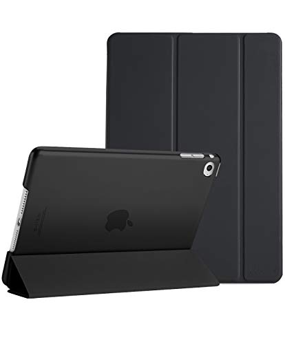 Product Cover ProCase Smart Case for iPad Air 2 (2014 Release), Ultra Slim Lightweight Stand Protective Case Shell with Translucent Frosted Back Cover for Apple iPad Air 2 (A1566 A1567) -Black