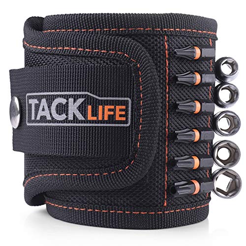 Product Cover TACKLIFE 2-in-1 Magnetic Wristband and Waistband With Strong Magnets, Waistband With Two Buckles, Ideal for Professional and Home Using - MWB1A