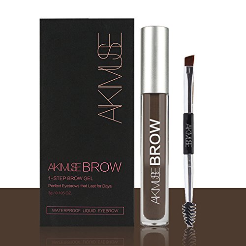 Product Cover Long Lasting Eyebrow Gel for Waterproof Eyebrow Makeup, Black/Brown Color
