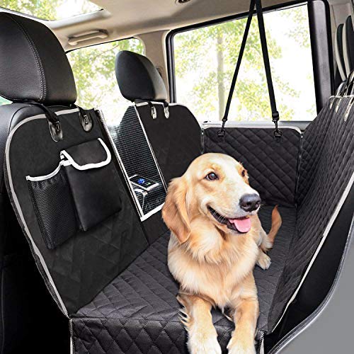 Product Cover Pecute Dog Seat Cover Car Seat Cover for Pets 100% Waterproof Pet Seat Cover Hammock 600D Heavy Duty Scratch Proof Nonslip Durable Soft Pet Back Seat Covers for Cars Trucks and SUVs