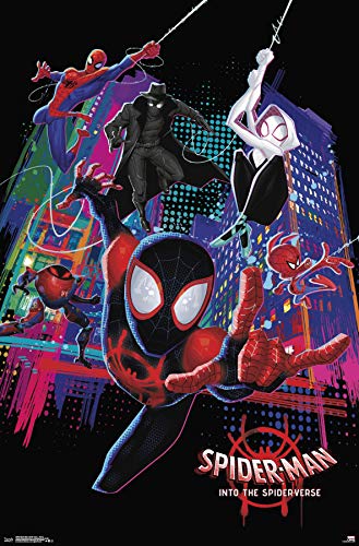 Product Cover Trends International Marvel Comics Movie Man: Enter The Spider-Verse-Group Wall Poster, 22.375