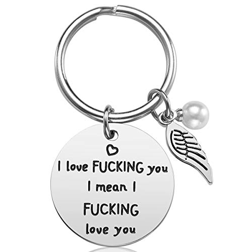 Product Cover Valentine's Day Gift for Her - Funny Girlfriend Gifts Wife Gifts, I Love You Gag Gifts for Girlfriend Wife Keychain, Anniversary Gifts for Women, Birthday Gifts for Girlfriend Wife