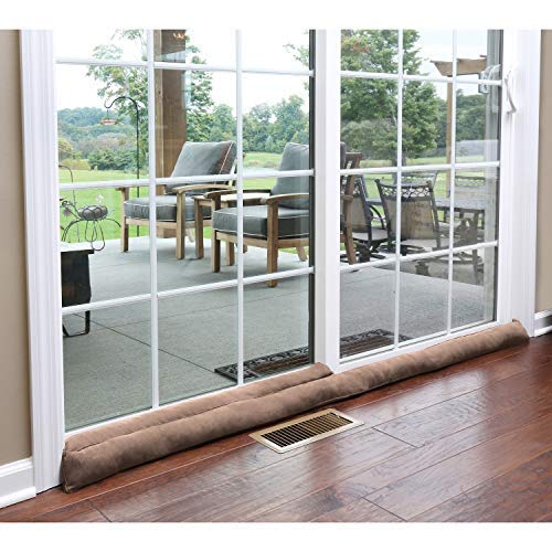 Product Cover HOME DISTRICT Sliding Door Draft-Dodger - Weighted Patio Door Breeze, Bug and Noise Guard Stopper Blocker - Approx. 71