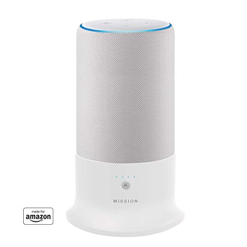 Product Cover Made for Amazon Portable Battery Base for Echo (3rd Gen) and Echo Plus (2nd Gen) - White