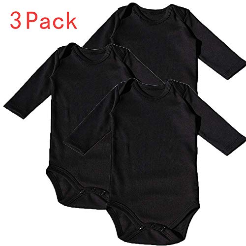 Product Cover hibshaby Baby Bodysuit Long Sleeve -Toddler 100% Cotton Bodysuits for Infant Unisex Boys Girls