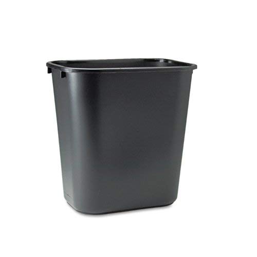 Product Cover Rubbermaid Commercial TREEMEWP Soft Molded Plastic Wastebasket, 7 Gal, 2 Pack