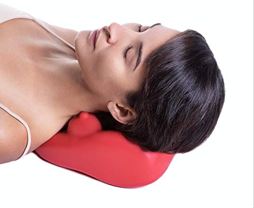 Product Cover Tension Relieving Foam Pad with Multi-Trigger Point Pressure Knobs | Deep Tissue Massager for Neck, Back, and Shoulder Pain - Tension Headaches, Stress Relief and Myofascial Release