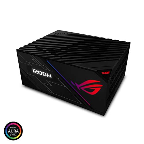 Product Cover ASUS Rog Thor 1200 Certified 1200W Fully-Modular RGB Power Supply with LiveDash Oled Panel