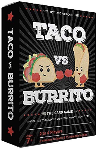 Product Cover Taco vs Burrito - The Wildly Popular Surprisingly Strategic Card Game Created by a 7 Year Old