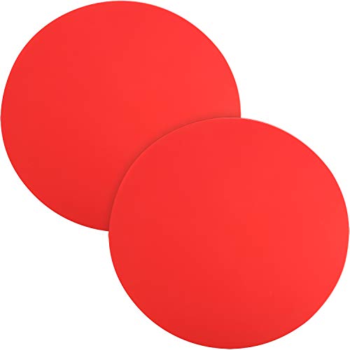 Product Cover Chengu 2 Pack 12 Inch Silicone Microwave Mat Non-Stick Oven Mat Microwave Turntable Mat