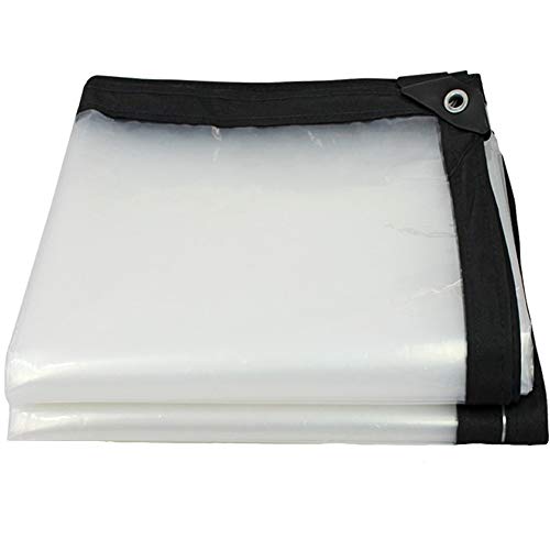 Product Cover HomeABC 3' x 6' Clear Poly Tarp Heavy Duty