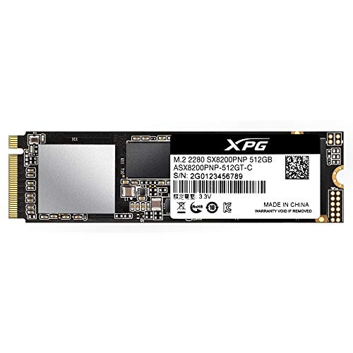 Product Cover XPG SX8200 Pro 512GB 3D NAND NVMe Gen3x4 PCIe M.2 2280 Solid State Drive R/W 3500/3000MB/s SSD (ASX8200PNP-512GT-C)