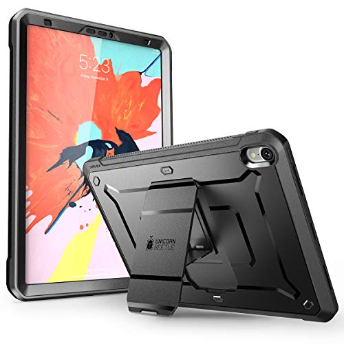 Product Cover iPad Pro 11 '' Case 2018 Release, SUPCASE [UB Pro Series] with Built-in Screen Protector Kickstand Full-body Rugged Protective Case for Apple iPad Pro 11 Inch 2018, Not Compatible Apple Pencil (Black)