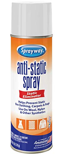 Product Cover Sprayway SW956R Residue-Free Anti-Static Spray, Reduce Static Cling, Eliminate Static Shock, 6 Oz