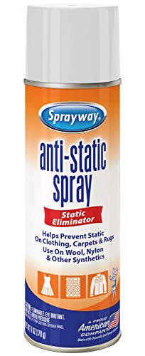 Product Cover Sprayway SW956R Residue-Free Anti-Static Spray, Reduce Static Cling, Eliminate Static Shock, 6 Oz