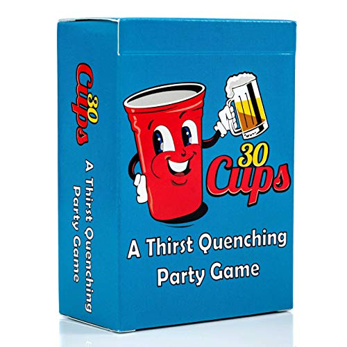 Product Cover 30 Cups | A Fun and Thirst Quenching Adult Drinking Card Game | The Perfect Option for Game Night, Parties, Games with Friends and Groups