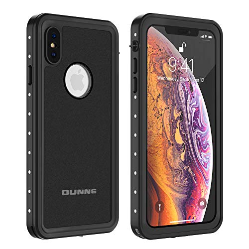 Product Cover OUNNE iPhone Xs Max Waterproof Case, Underwater Full Sealed Cover IP68 Dustproof Snowproof Shockproof Phone Case for iPhone Xs Max (Black)
