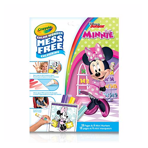 Product Cover Crayola Color Wonder Mess Free Colouring Minnie Mouse - 18 Pages and 4 Mini Markers