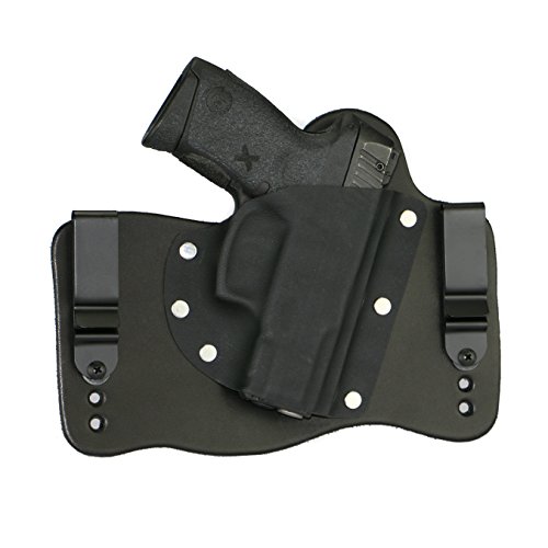 Product Cover FoxX Holsters Taurus Millenium G2C in The Waistband Hybrid Holster Tuckable, Concealed Carry Gun Holster (Black)