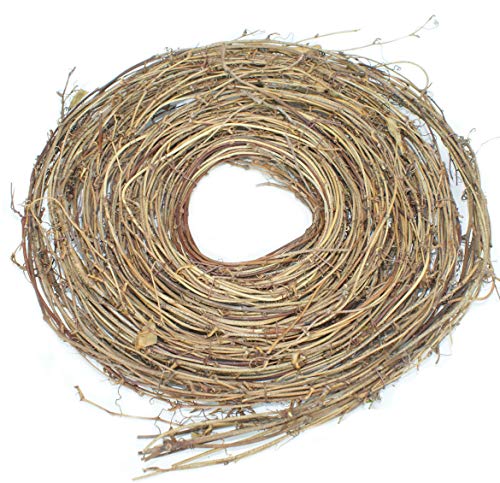 Product Cover Delicaft 15 Ft Roll of Dried Natural Grapevine Garland (Yellow 1 Pack)