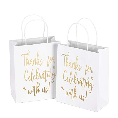 Product Cover LaRibbons Medium Size Gift Bags - Gold Foil