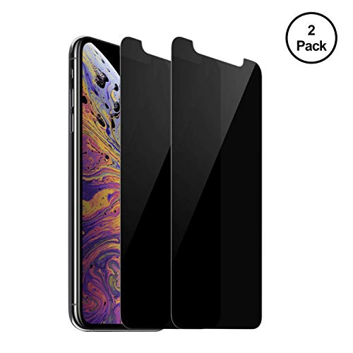 Product Cover Entwth Cell Phone Tempered Glass Privacy Screen Protector(Black,2 Pack),Compatible iPhone 11/XR 6.1