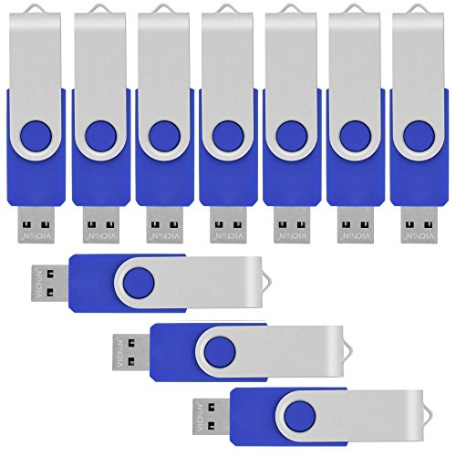 Product Cover VICFUN 20 Pack 16GB USB Flash Drives Bulk 16GB Flash Drive 20 Pack USB2.0-Blue