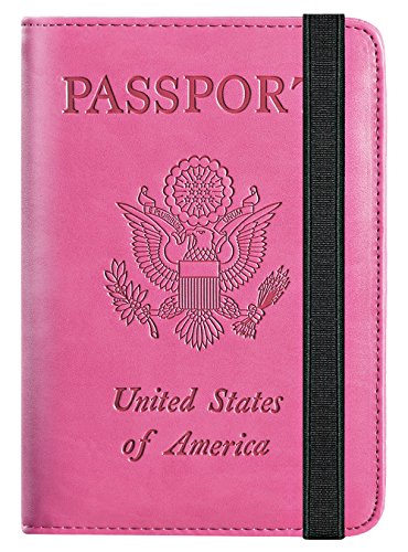 Product Cover Passport Holder Cover Wallet RFID Blocking Leather Card Case Travel Document Organizer