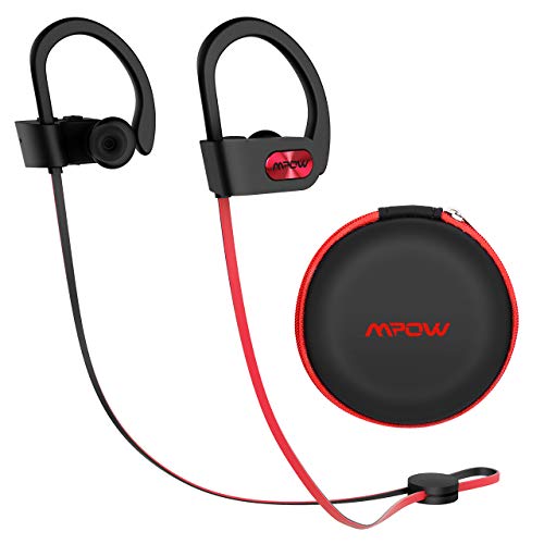 Product Cover Mpow Flame [Upgraded] Bluetooth Headphones with Case, Bassup Technology HiFi Stereo in-Ear Wireless Earbuds, Waterproof IPX7 Earphones W/Mic, 8-10 Hrs Playing time, CVC6.0 Noise Cancelling Headsets