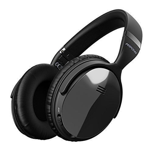 Product Cover Mpow H5 [Upgrade] Active Noise Cancelling Headphones, ANC Over Ear Bluetooth Wireless Headphones with Mic, Comfortable Protein Earpads, Hands-Free Call, 30 Hours Playtime for Travel Work Computer Home
