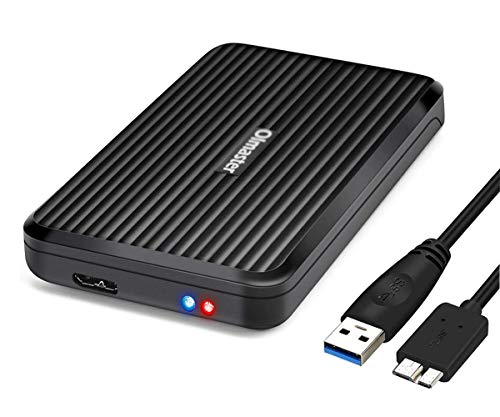 Product Cover OImaster Tool Free Hard Drive Enclosure USB 3.0 Interface for 2.5 inch HDD SSD 7mm 9.5mm 12.5mm UASP Supported