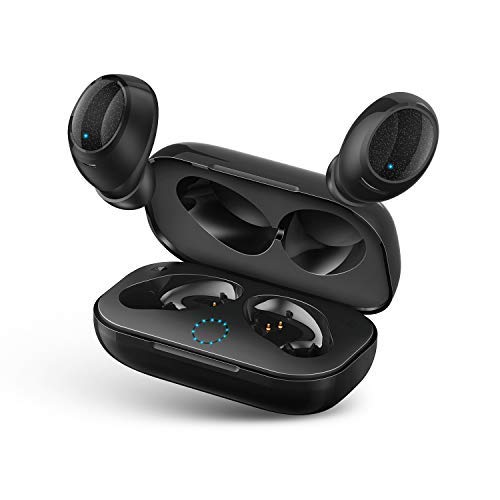Product Cover [Updated Version] Wireless Earbuds,True Wireless Headphones Bluetooth 5.0 Headset Wireless Earphones Charging Dock Case Up to 15Hour Play HD Stereo Sound Built-in Microphone